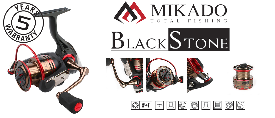 Mikado Black Stone FD spinning reel
