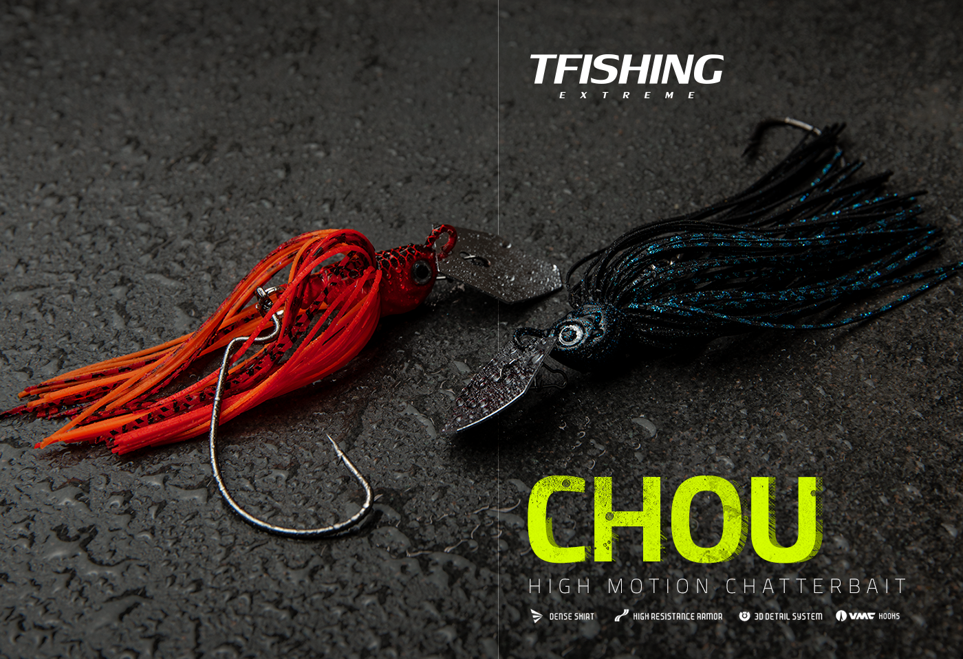 T-Fishing Extreme Chou chatterbait per bass fishing