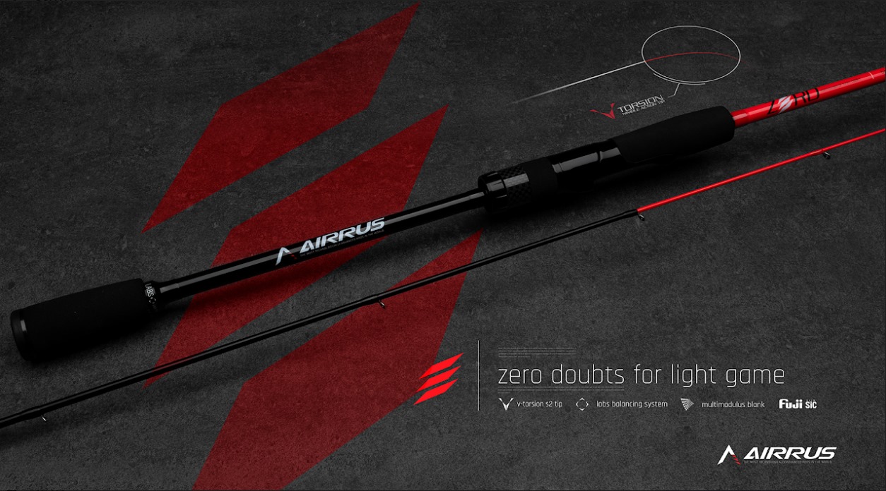 Airrus zero Ligth game spinning rods